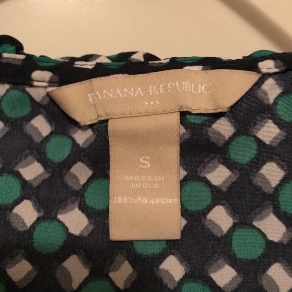 Banana Republic Patterned Ruffle Blouse - Picture 3 of 5